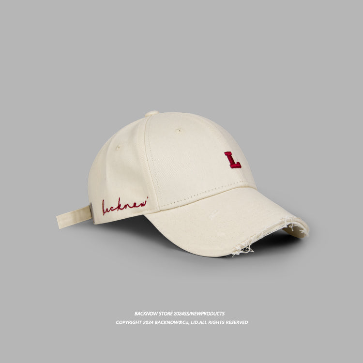 'LETTER L DISTORTED' UNISEX BASEBALL CAP