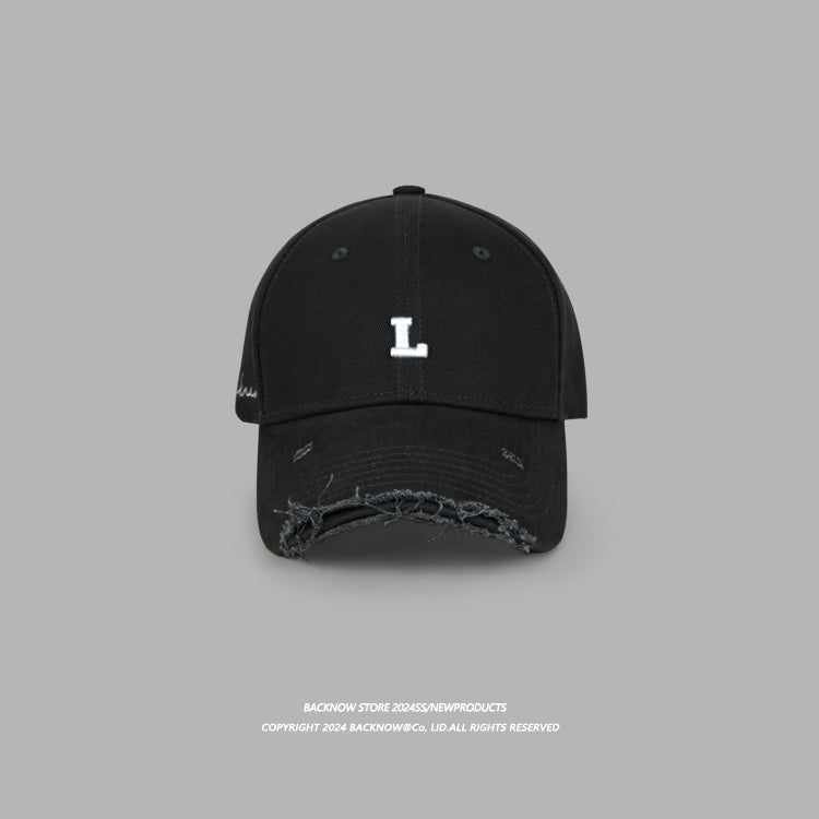 'LETTER L DISTORTED' UNISEX BASEBALL CAP