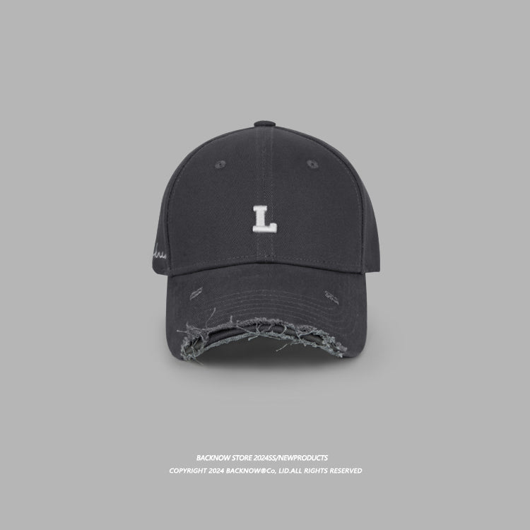 'LETTER L DISTORTED' UNISEX BASEBALL CAP