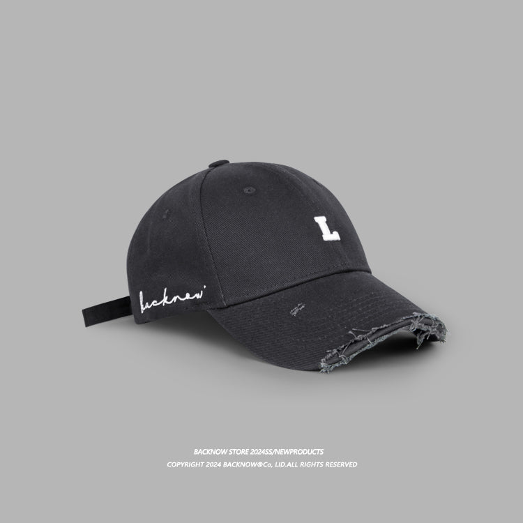 'LETTER L DISTORTED' UNISEX BASEBALL CAP